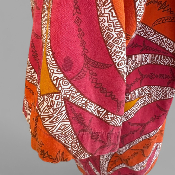 Barefoot In Paradise Vintage 70s Aloha Hawaiian Shirt Medium - Picture 6 of 12